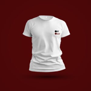 Be Red Minimalist White T-Shirt - Bold Cotton Tee